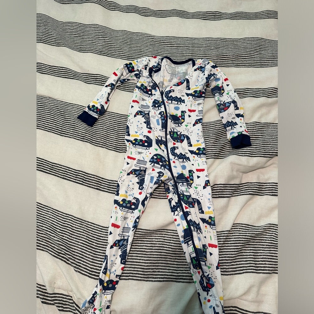 Lamaze footie pajamas.
